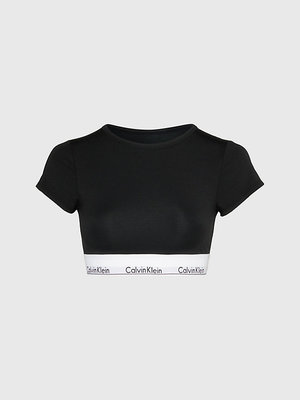 Calvin Klein Underwear – Modern Cotton braletkový top, Černá barva