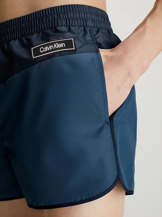 Core Solids plavky Modrá barva Muži