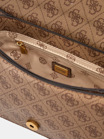 Módní Abey crossbody, Béžová barva, 2023