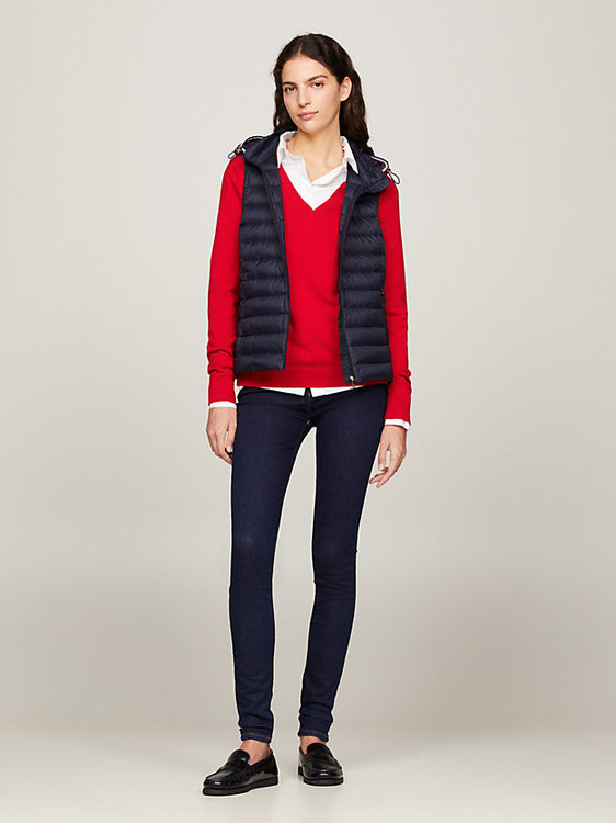 Heritage vesta – Tommy Hilfiger, Navy barva Ženy