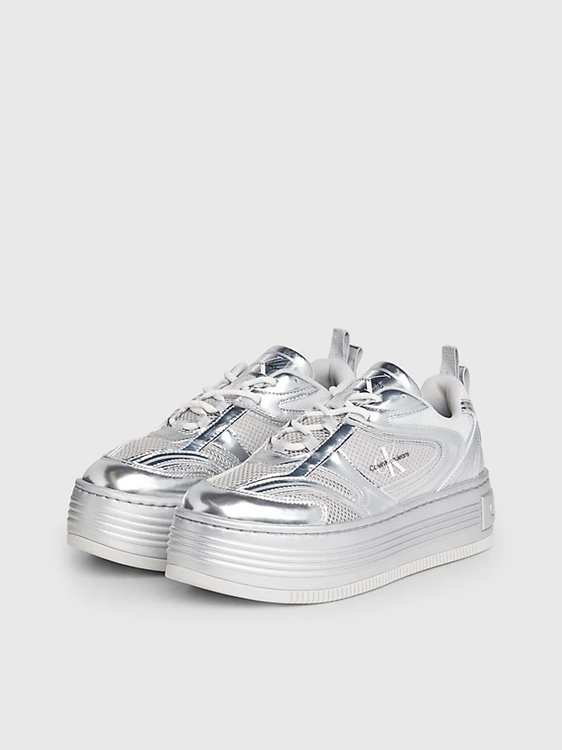 Bold Platf Low tenisky – Calvin Klein Jeans, Stříbrná barva Ženy