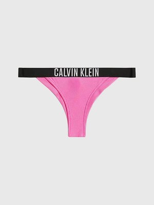 Calvin Klein Swimwear – Intense Power Rib plavky, Růžová barva