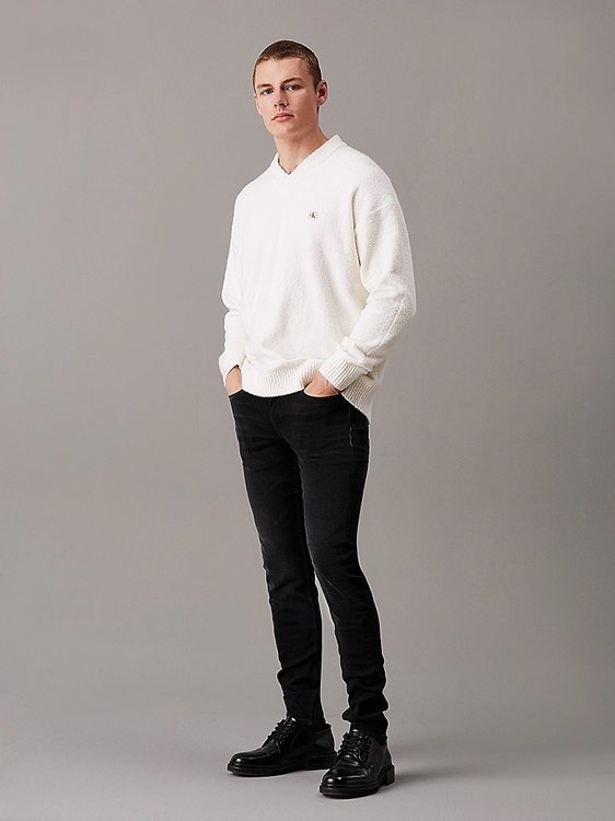 Luxusní Slim Taper jeans, Černá barva, 30/32, 31/32, 32/32, 33/32, 34/32, 36/32