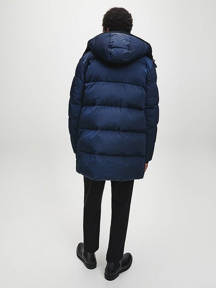 Módní Crinkle Bunda, Modrá barva, 2021, 2020