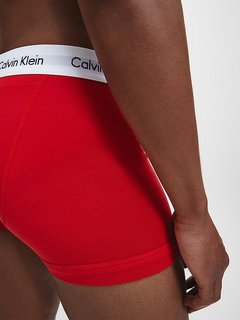 Luxusní Boxerky 3ks, Bílá, Červená, Modrá, Multi barva, S, M, L, XL