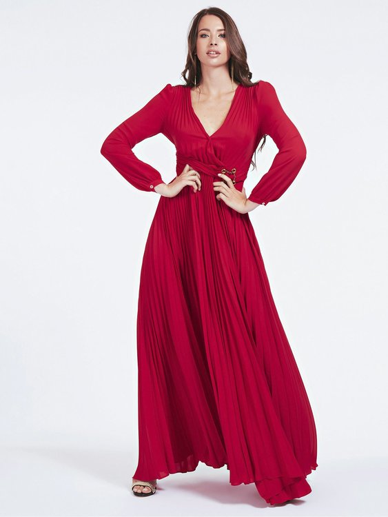 Dlouhé šaty – Marciano, Červená barva Ženy, Ženy