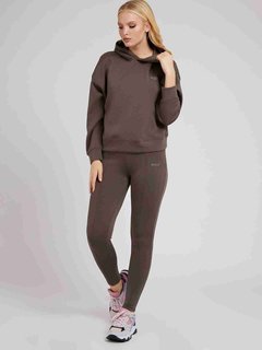 Guess, Hnědá barva Christi legíny