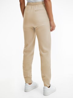 Calvin Klein, Béžová, Krémová barva Hybrid tepláky