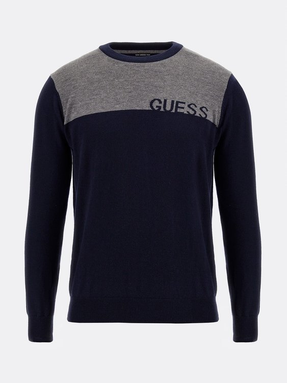 Luxusní Perry svetr, Navy, Šedá barva, M, L, XL