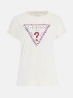 Luxusní Flowers triko, Bílá barva, XS, S, L