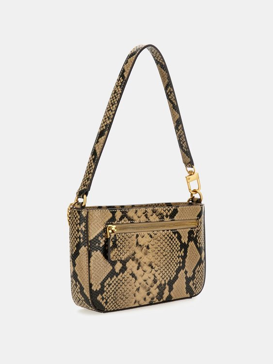 Katey kabelka – GUESS, Hnědá, Zvířecí  barva Ženy