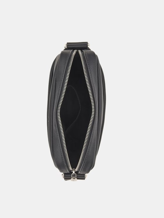 Módní Fidenza crossbody, Černá barva, 2023