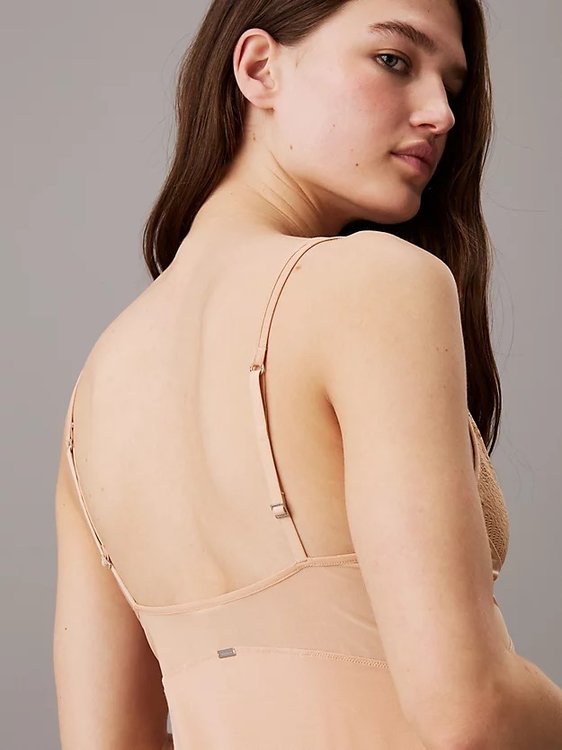 Luxusní Sculpt Lace košilka, Béžová barva, XS, S, M, L