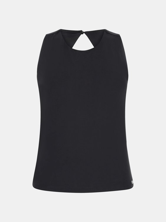 Mora Cut Out Back top Černá barva Ženy