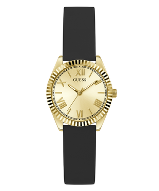 GUESS – Mini Luna hodinky, Černá, Zlatá barva