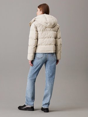 Matte Monologo bunda – Calvin Klein Jeans, Béžová, Krémová barva Ženy