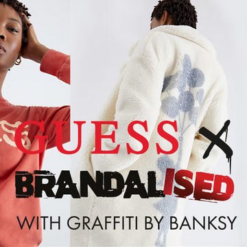 GUESS x BRANDALISED graffity by BANKSY