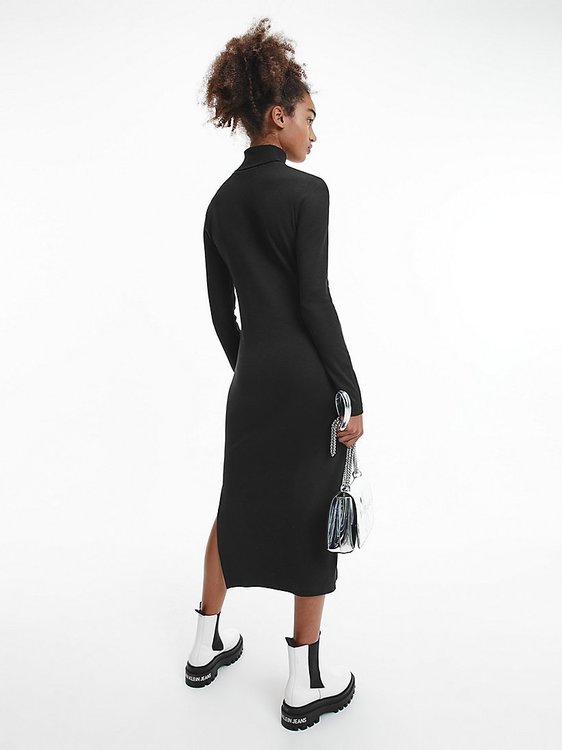J20J216745-BEH šaty l/s – Calvin Klein Jeans Ženy