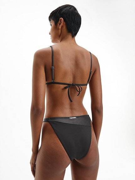 Módní KW0KW01715-BEH plavky HIGH RISE CHEEKY BIKINI, 2022