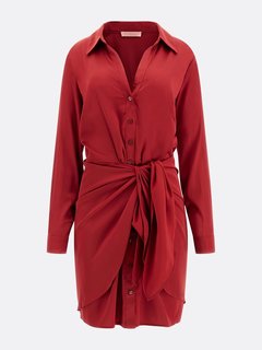 Luxusní Alya šaty, Červená barva, S, M, L
