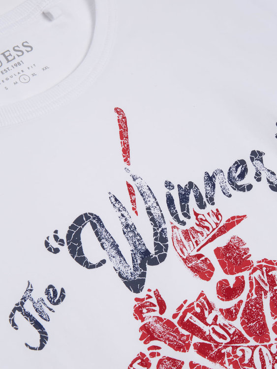 Luxusní Winner triko, Bílá barva, S, M, L, XL 1