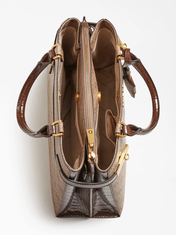 Módní Zadie kabelka, Hnědá barva, 2022