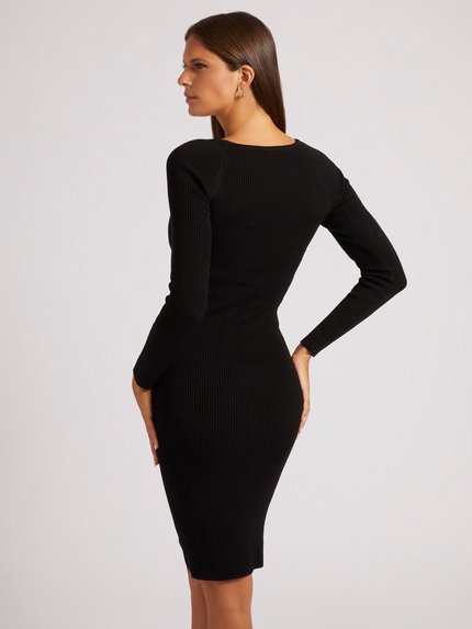 Módní Margot šaty, Černá barva, 2023