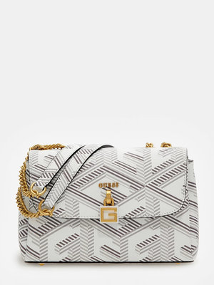 GUESS – Montreal crossbody, Bílá barva