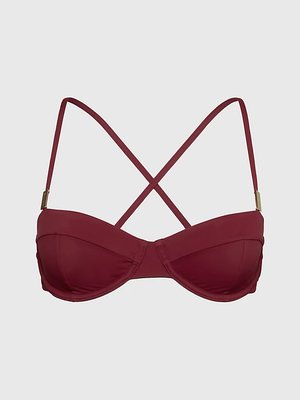 Calvin Klein Swimwear – Core Solids plavky - Horní díl, Červená barva