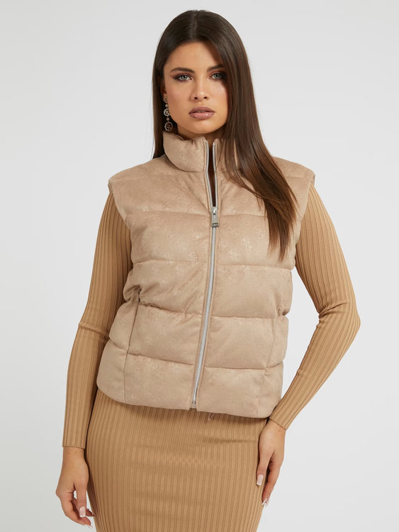 GUESS – Jole vesta, Béžová barva
