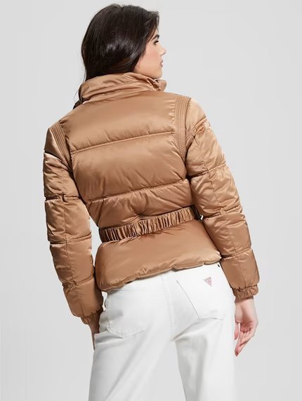Módní Lucia bunda, Hnědá barva, 2023