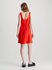 Waisted Day šaty – Calvin Klein Jeans, Červená barva Ženy