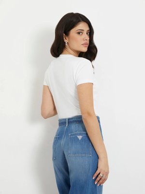 4G Logo triko – GUESS, Bílá barva Ženy