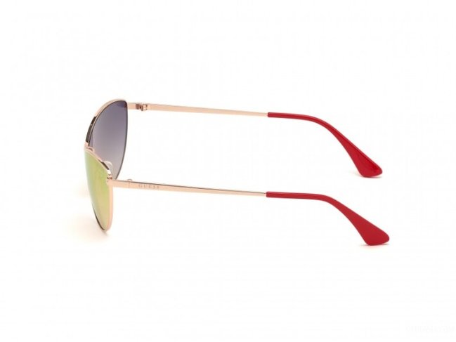Módní Sluneční brýle, Červená, Multi, Růžové zlato barva, 2021