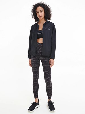 Woven bunda – Calvin Klein Performance, Černá barva Ženy