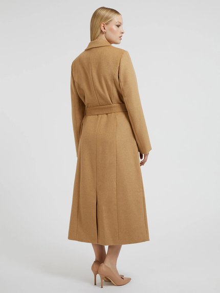 Módní Diamante kabát, Béžová, Hnědá barva, 2022