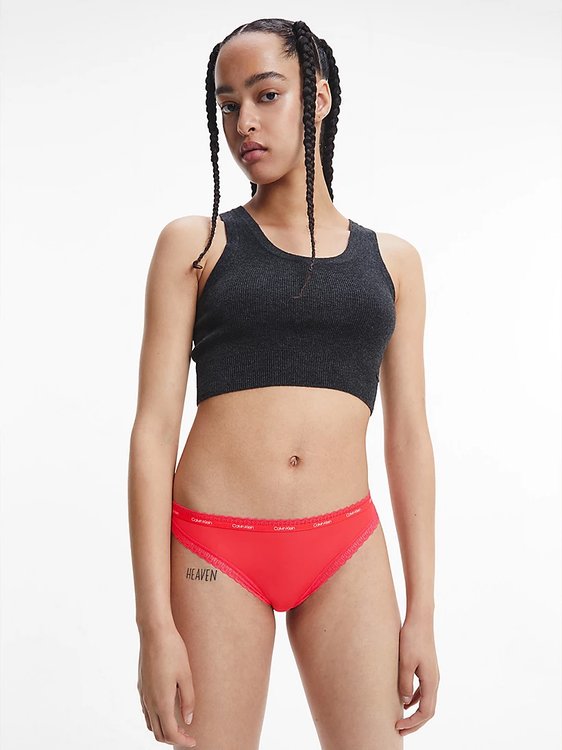 Módní Bottom's Up Refresh bikiny, Červená, Oranžová barva, 2022