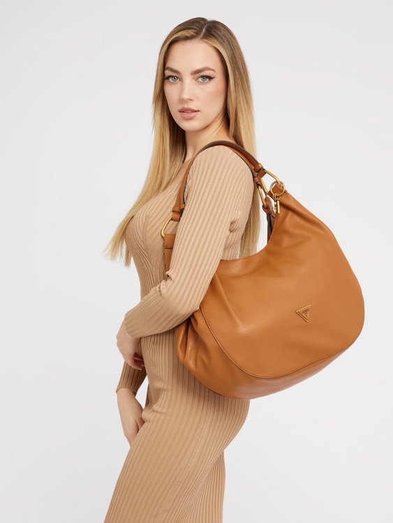 Luxusní Becci kabelka, Hnědá barva, T/U