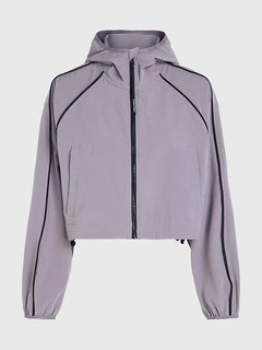 Cropped větrovka Fialová barva Ženy