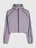 Cropped větrovka Fialová barva Ženy