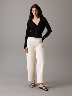 Luxusní Merino Wool V Neck svetr, Černá barva, XS, S, M