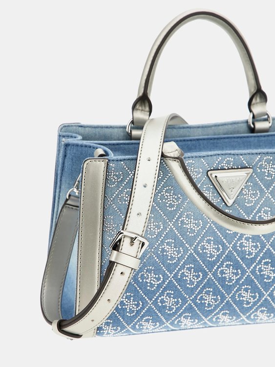 Luxusní Dili střední kabelka, Modrá barva, T/U