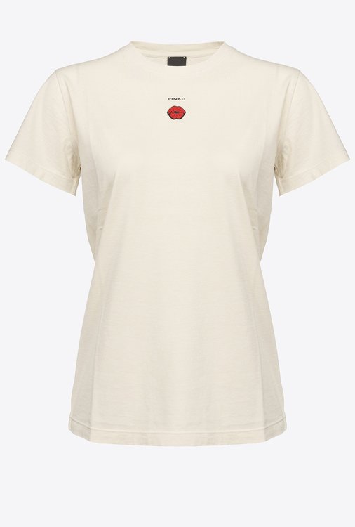 Pinko – Kiss triko, Bílá barva