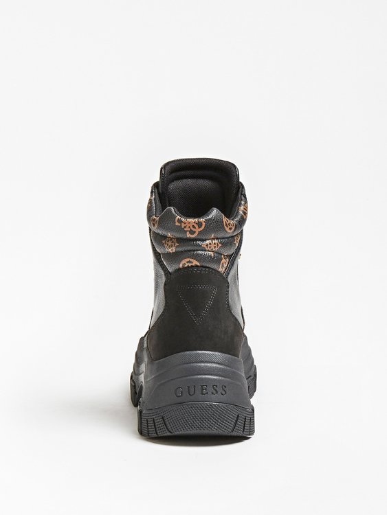 Módní Bevv 4G kotníkové boty, Černá barva, 2021, 2020