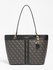 Módní Noelle kabelka, Černá, Šedá barva, 2022