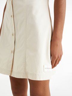 Badge šaty – Calvin Klein Jeans, Béžová barva Ženy 1