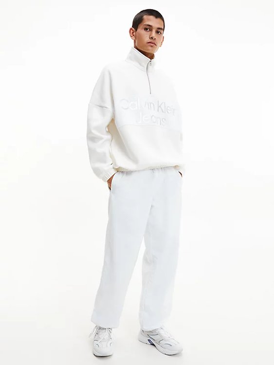 Bold Logo mikina – Calvin Klein Jeans, Bílá barva Muži