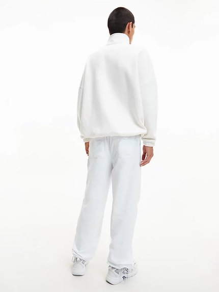 Módní Bold Logo mikina, Bílá barva, 2023