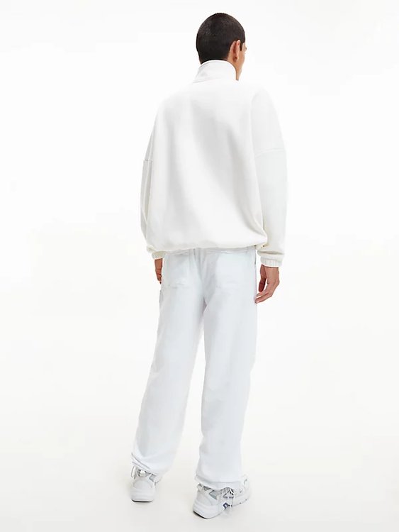 Módní Bold Logo mikina, Bílá barva, 2023