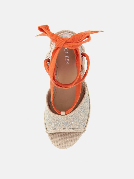 Luxusní Halona sandály, Béžová, Oranžová barva, 38, 39